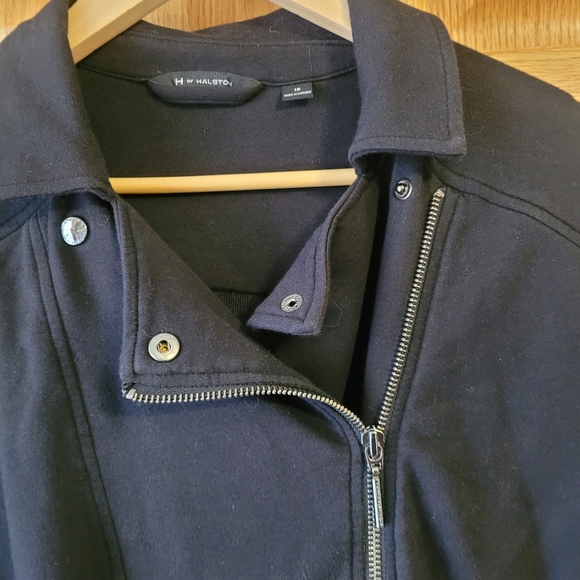 Moto- style cropped jacket- purchased from QVC. Never worn! - Picture 4 of 9